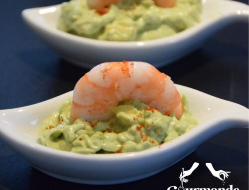Mousse avocat crevettes